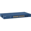 Netgear Prosafe GS724Tv4 24-Port Gigabit Smart Managed Switch, 2 SFP Port, Desktop/Rack-mountable, Blue - GS724T-400NAS