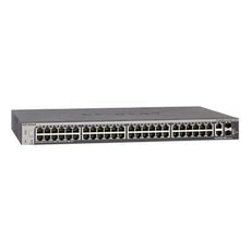 Netgear ProSafe S3300-52X Stackable Smart Switch, 52-Port Gigabit Ethernet, 4 10G Ports, Rack-mountable - GS752TX-100NES