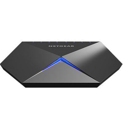 Netgear Nighthawk S8000 8-Port Gaming & Streaming Switch, 8 x Gigabit Ports, Manageable, Desktop Standable - GS808E-100NAS