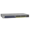 Netgear Prosafe M4100-26G-PoE Managed Ethernet Switch, 26 x PoE + 4 x SFP Ports, Desktop/Rack-mountable, Black - GSM7226LP-100NES