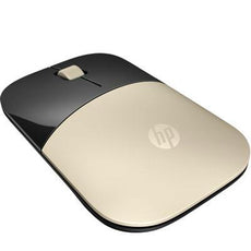 HP Z3700 Wireless Mouse, RF Wireless, 3 Buttons, 1200 dpi, Gold - X7Q43AA#ABL