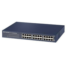 Netgear ProSafe JGS524 24-port Gigabit Ethernet Switch, Unmanaged, Gigabit Ethernet, 24 x RJ-45 Ports - JGS524NA