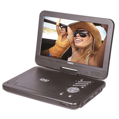 Naxa NPD-1004 Portable DVD Player - 10" Display - Shinny Black  NPD-1004
