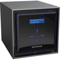 Netgear ReadyNAS 424 4-bay High-performance Network Data Storage, 2GB Memory, 4 x 2TB Drive Bays, 2 x USB 3.0,- RN424D2-100NES