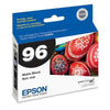 Epson 96 Matte Black Ink Cartridge for Stylus Photo R2880 Printer, 495 Pages - T096820