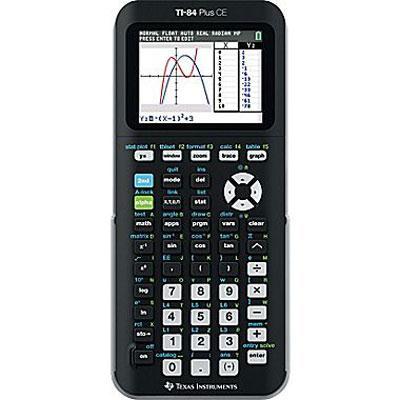 Texas Instruments TI-84 Plus CE Graphing Calculator 84PLCE/TBL/1L1/B
