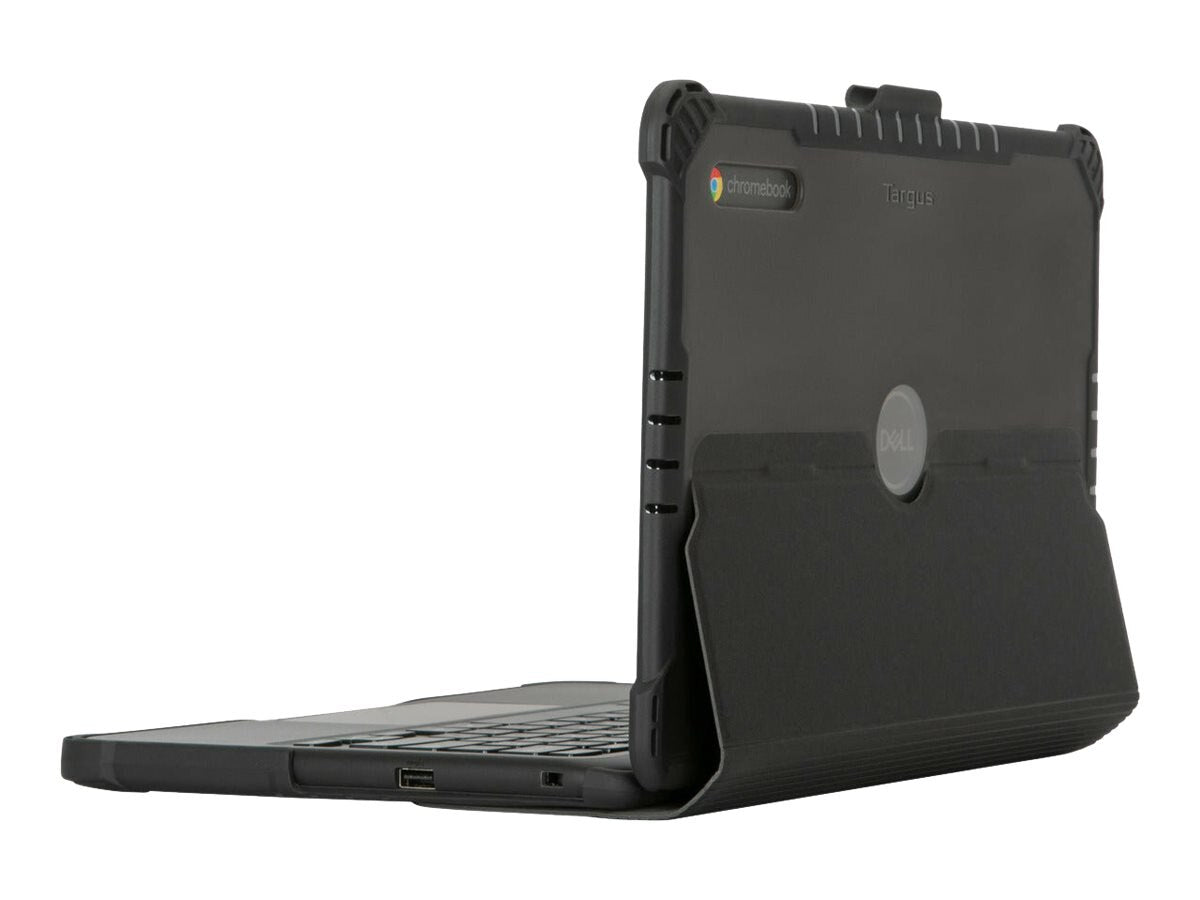 Targus 11.6" Commercial-Grade Form-Fit Cover For Dell Chromebook 3100/3110 (2-in-1), Black - THZ915GLZ