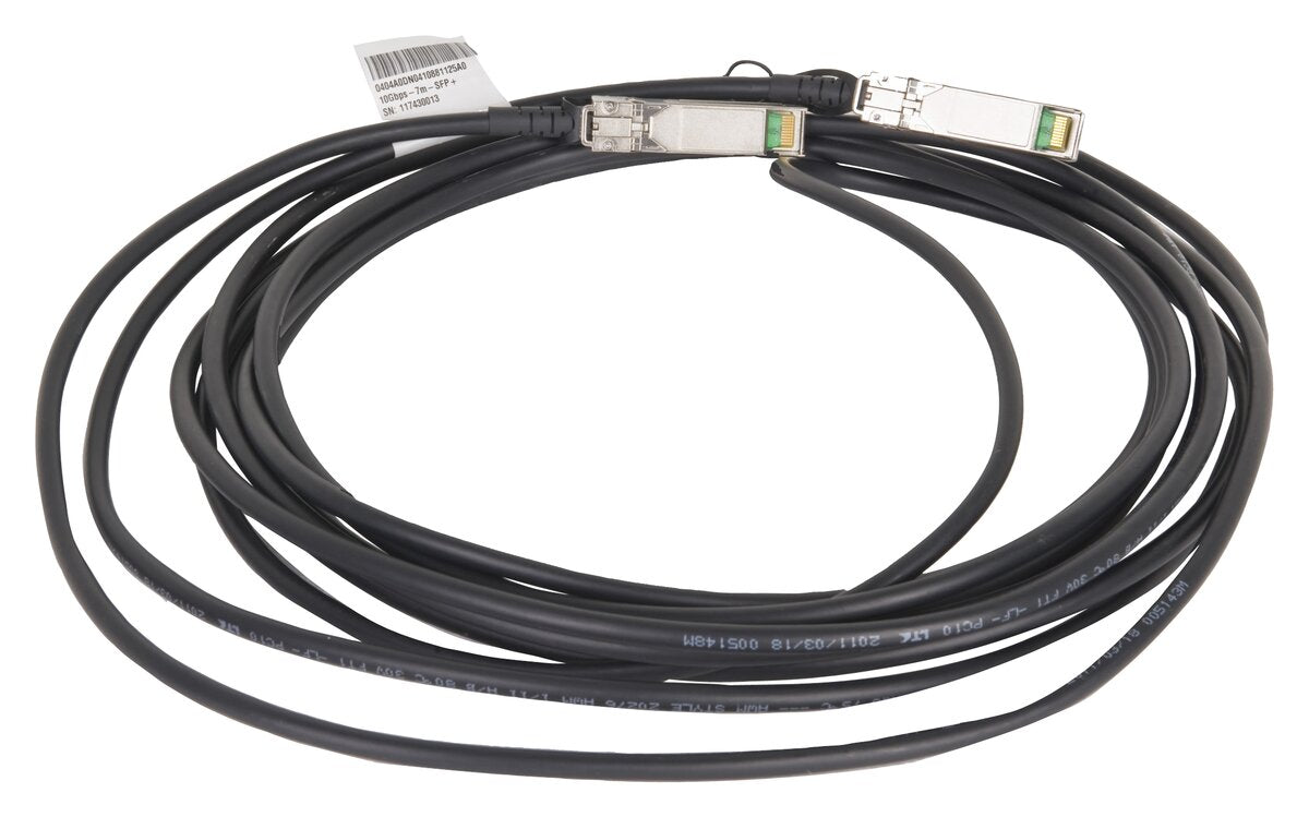 HPE BladeSystem c-Class 10GbE SFP+ to SFP+ 5m Direct Attach Copper Cable - 537963-B21