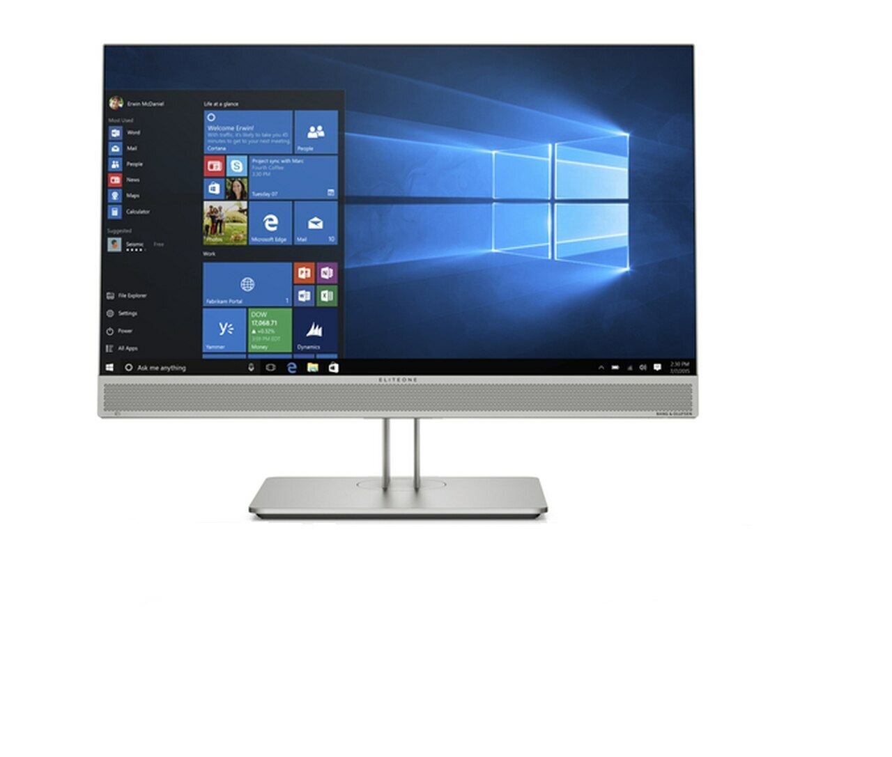 HP EliteOne 800 G5 23.8" FHD HE All-in-One PC, Intel i7-9700, 3.0GHz, 32GB RAM, 1TB SSD, Win10P - 2F4Q4UW#ABA (Certified Refurbished)