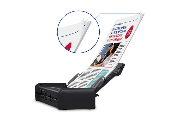 Epson WorkForce ES-200 Sheetfed Scanner 600 dpi Optical B11B241201-N