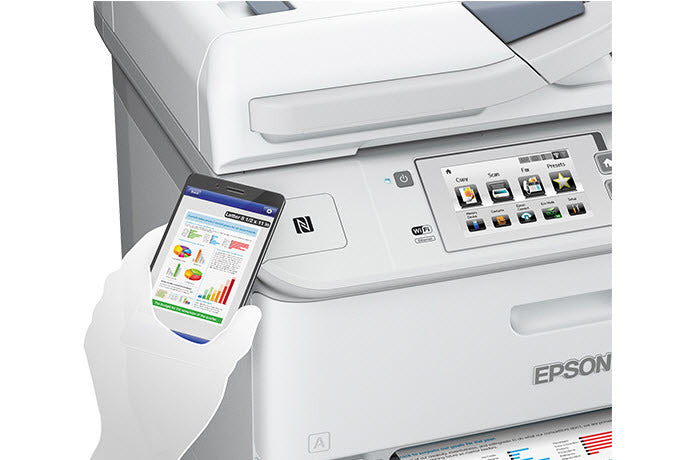 Epson WorkForce Pro WF-6590 Network Multifunction Color Printer, 24/24 ppm, 75000 Pages, USB, WiFi, Ethernet - C11CD49201-NA