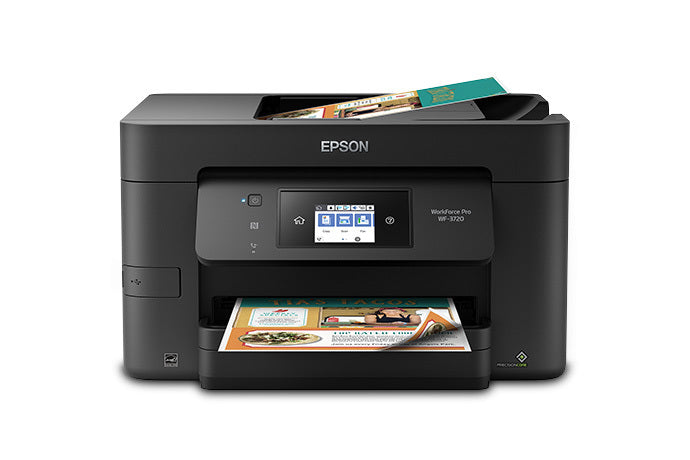 Epson WorkForce Pro WF-3720 Inkjet Multifunction Printer - Color - Plain Paper Print - Desktop C11CF24201