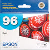 Epson 96 Cyan Ink Cartridge for Stylus Photo R2880 Printer, 940 Pages - T096220