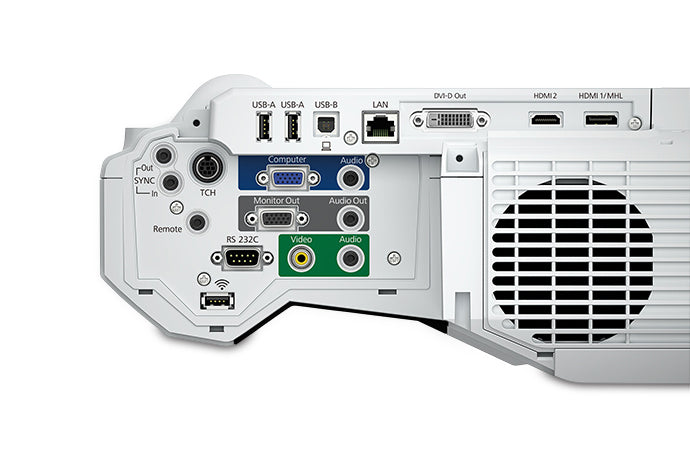 Epson BrightLink Pro 1450Ui LCD Projector - 1080p - HDTV 3800 lumens - Wi-Fi