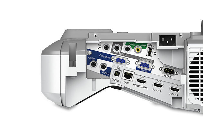 Epson PowerLite 680 Ultra-Short Throw LCD Projector, 3LCD XGA (1024 x 768), 3500 Lumens, 14,000:1, White - V11H746620