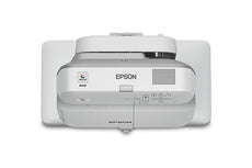 Epson PowerLite 680 Ultra-Short Throw LCD Projector, 3LCD XGA (1024 x 768), 3500 Lumens, 14,000:1, White - V11H746620