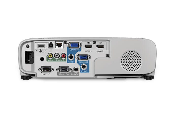 Epson PowerLite W39 Projector, 3LCD WXGA (1280 x 800), 3500-Lumen, 15,000:1, White - V11H856020