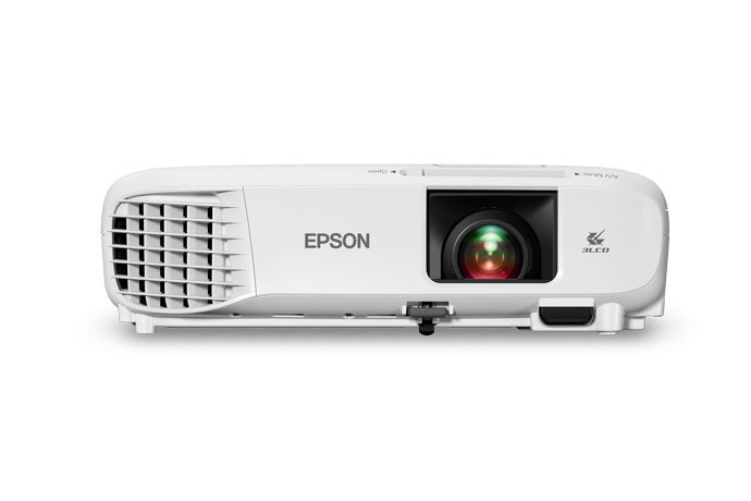 Epson PowerLite E20 3LCD XGA Classroom Projector, 3400 Lumens, 15000:1-Contrast - V11H981020-N (Certified Refurbished)
