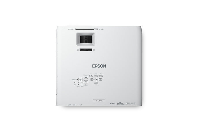 Epson PowerLite L200X 3LCD XGA Long-Throw Laser Projector, 4200 Lumens, 2500000:1-Contrast - V11H992020
