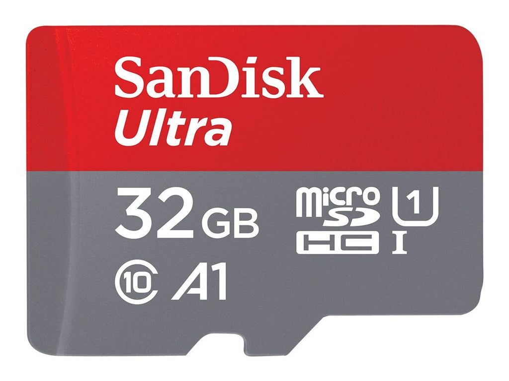 SanDisk Ultra microSDHC 32GB UHS-I Memory Card with Adapter - SDSQUA4-032G-AN6MA