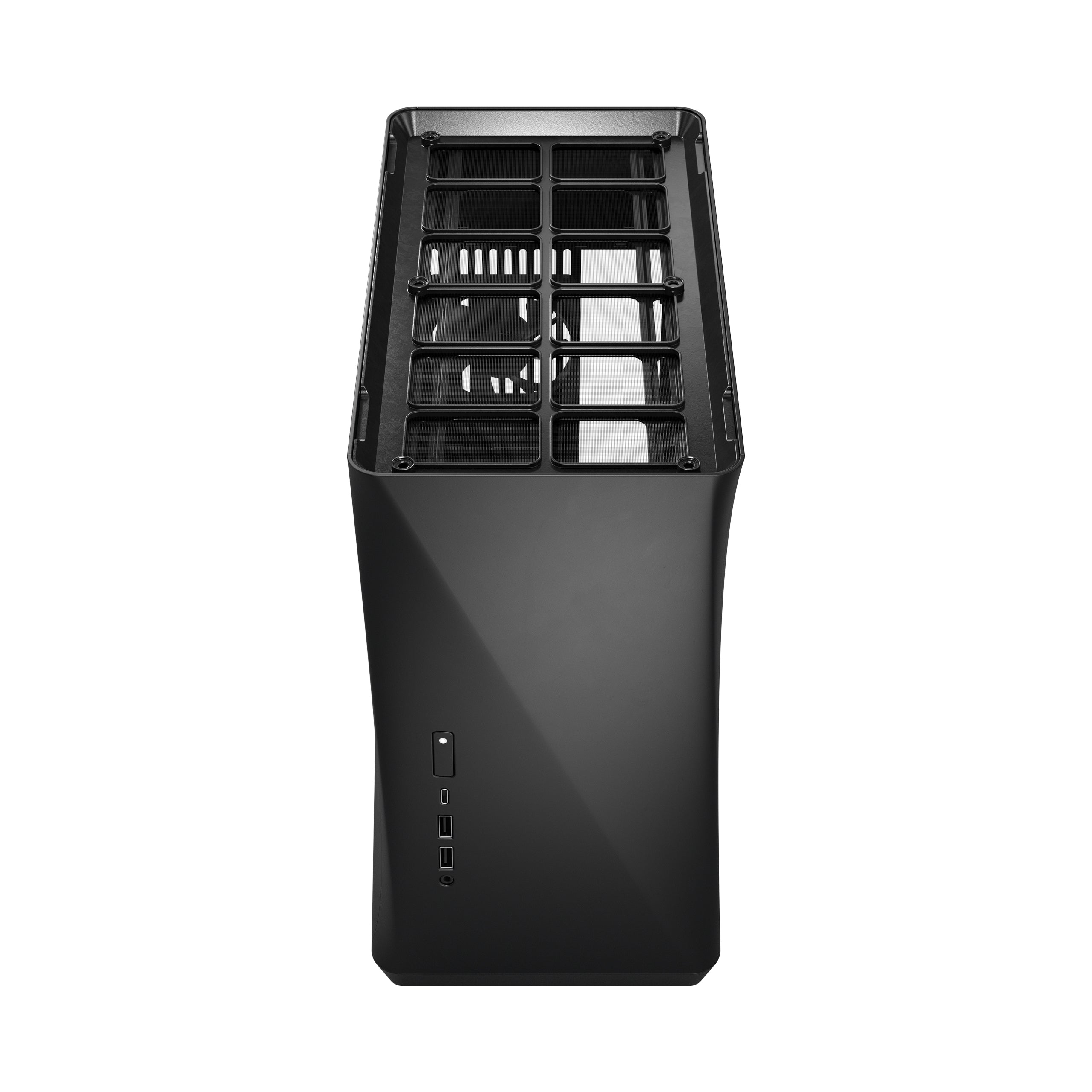 Fractal Design Era ITX SFF Computer Case, USB Ports, Cooling Fans, One 3.5" HDD or Two 2.5" SSDs Support, Carbon Black - FD-CA-ERA-ITX-BK