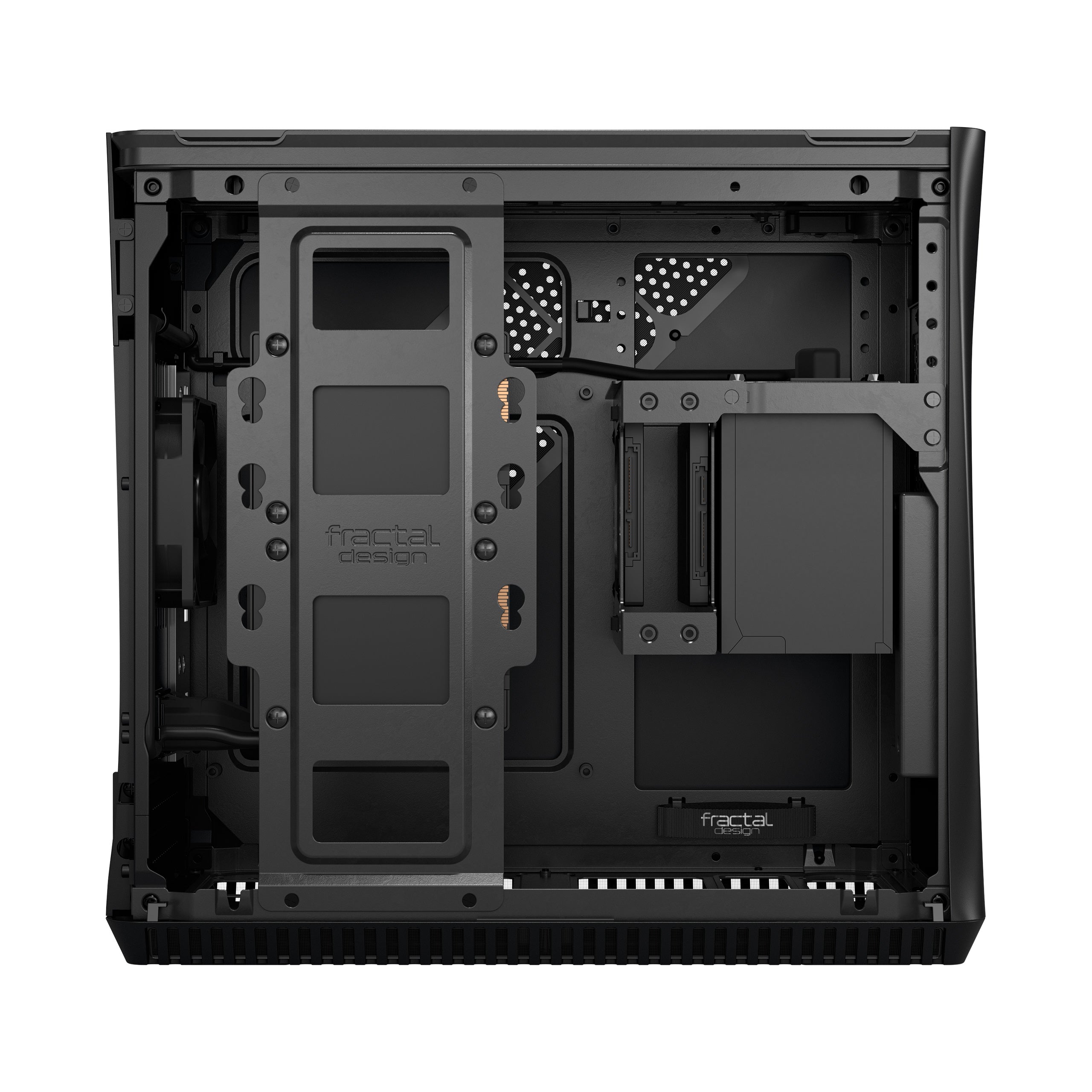 Fractal Design Era ITX SFF Computer Case, USB Ports, Cooling Fans, One 3.5" HDD or Two 2.5" SSDs Support, Carbon Black - FD-CA-ERA-ITX-BK