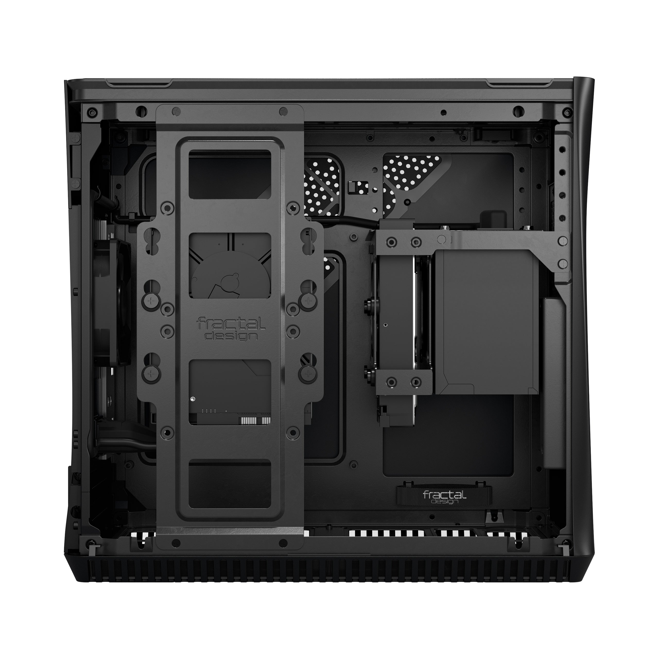 Fractal Design Era ITX SFF Computer Case, USB Ports, Cooling Fans, One 3.5" HDD or Two 2.5" SSDs Support, Carbon Black - FD-CA-ERA-ITX-BK