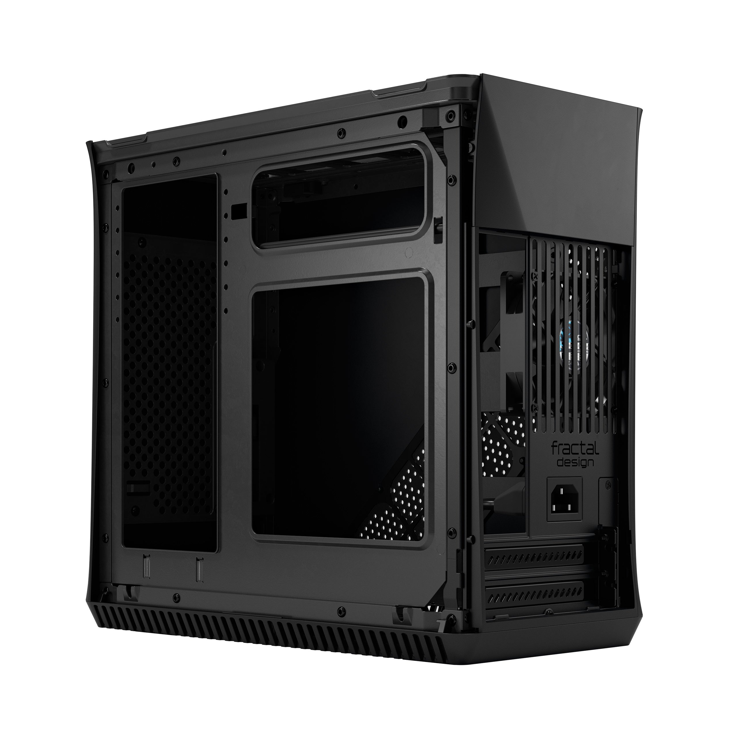 Fractal Design Era ITX SFF Computer Case, USB Ports, Cooling Fans, One 3.5" HDD or Two 2.5" SSDs Support, Carbon Black - FD-CA-ERA-ITX-BK