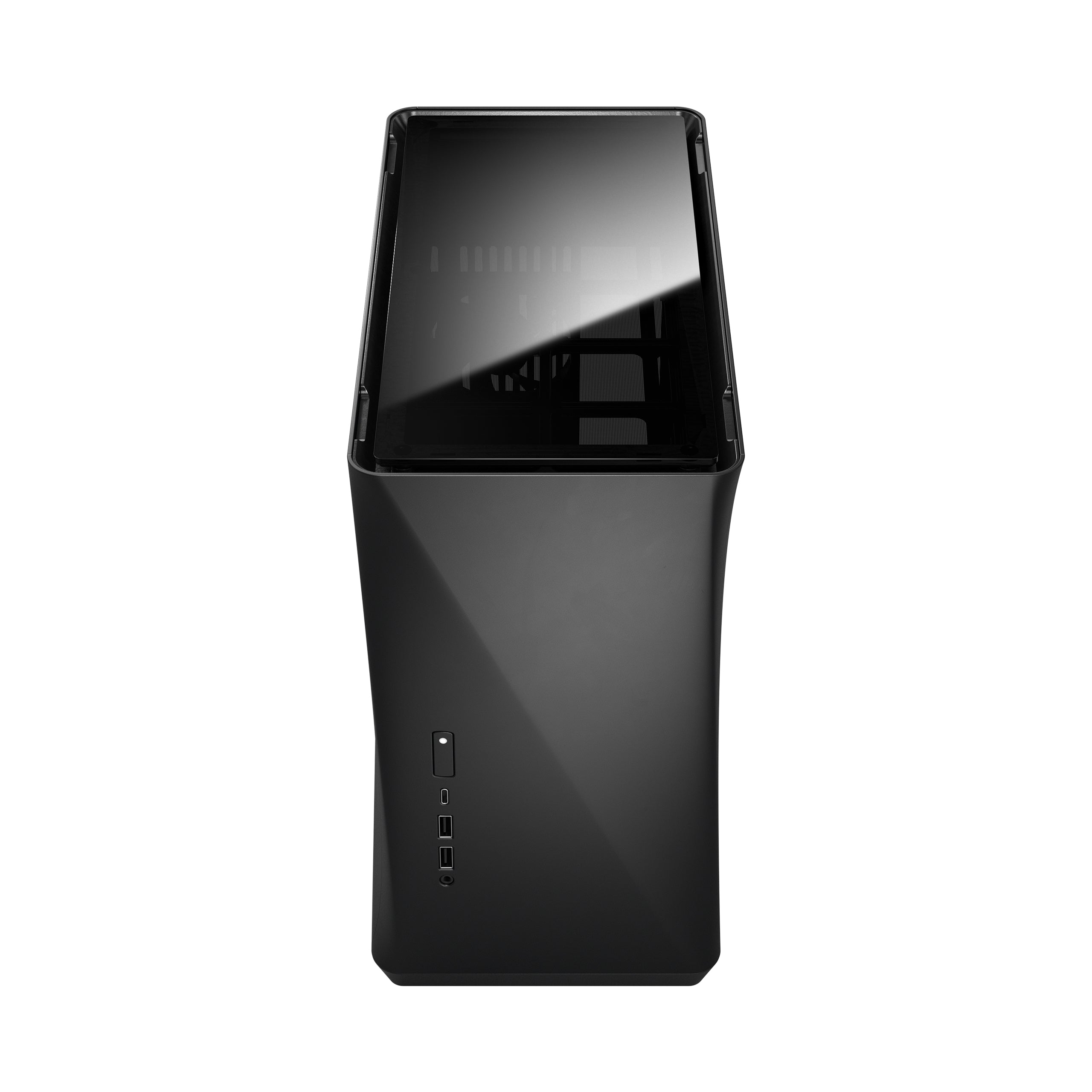 Fractal Design Era ITX SFF Computer Case, USB Ports, Cooling Fans, One 3.5" HDD or Two 2.5" SSDs Support, Carbon Black - FD-CA-ERA-ITX-BK