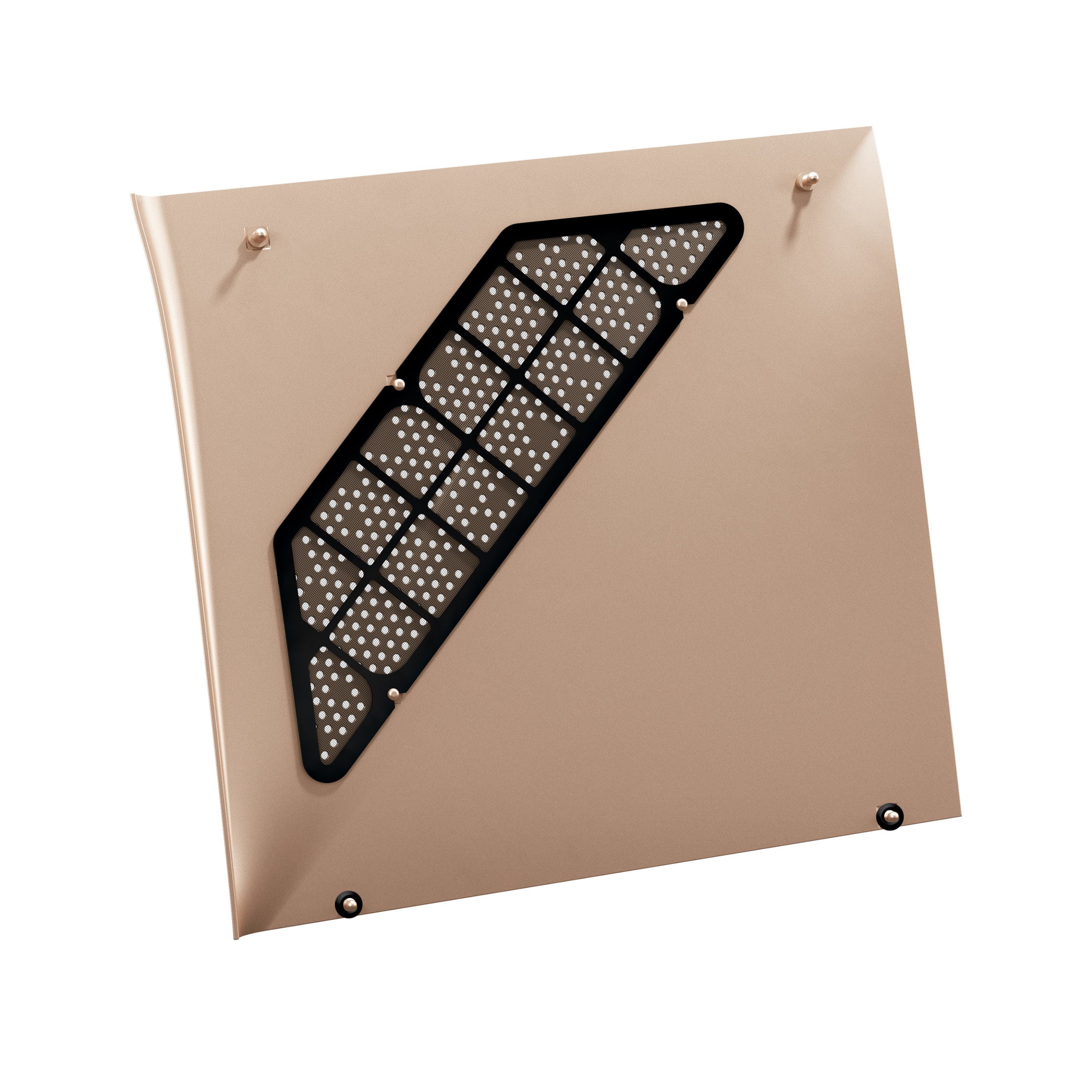 Fractal Design Era ITX SFF Computer Case, USB Ports, Cooling Fans, One 3.5" HDD or Two 2.5" SSDs Support, Gold - FD-CA-ERA-ITX-CHP