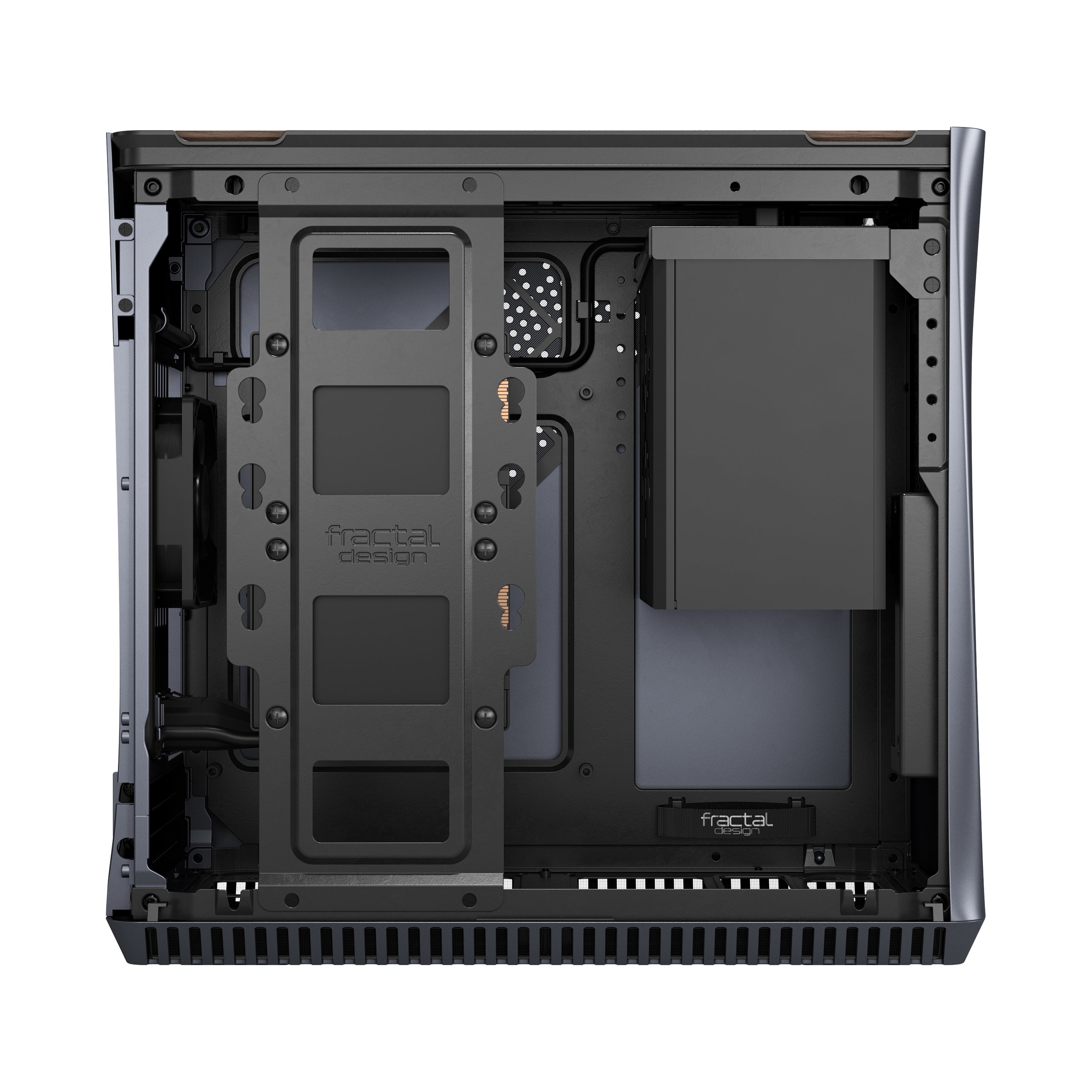 Fractal Design Era ITX SFF Computer Case, USB Ports, Cooling Fans, One 3.5" HDD or Two 2.5" SSDs Support, Titanium Gray - FD-CA-ERA-ITX-GY
