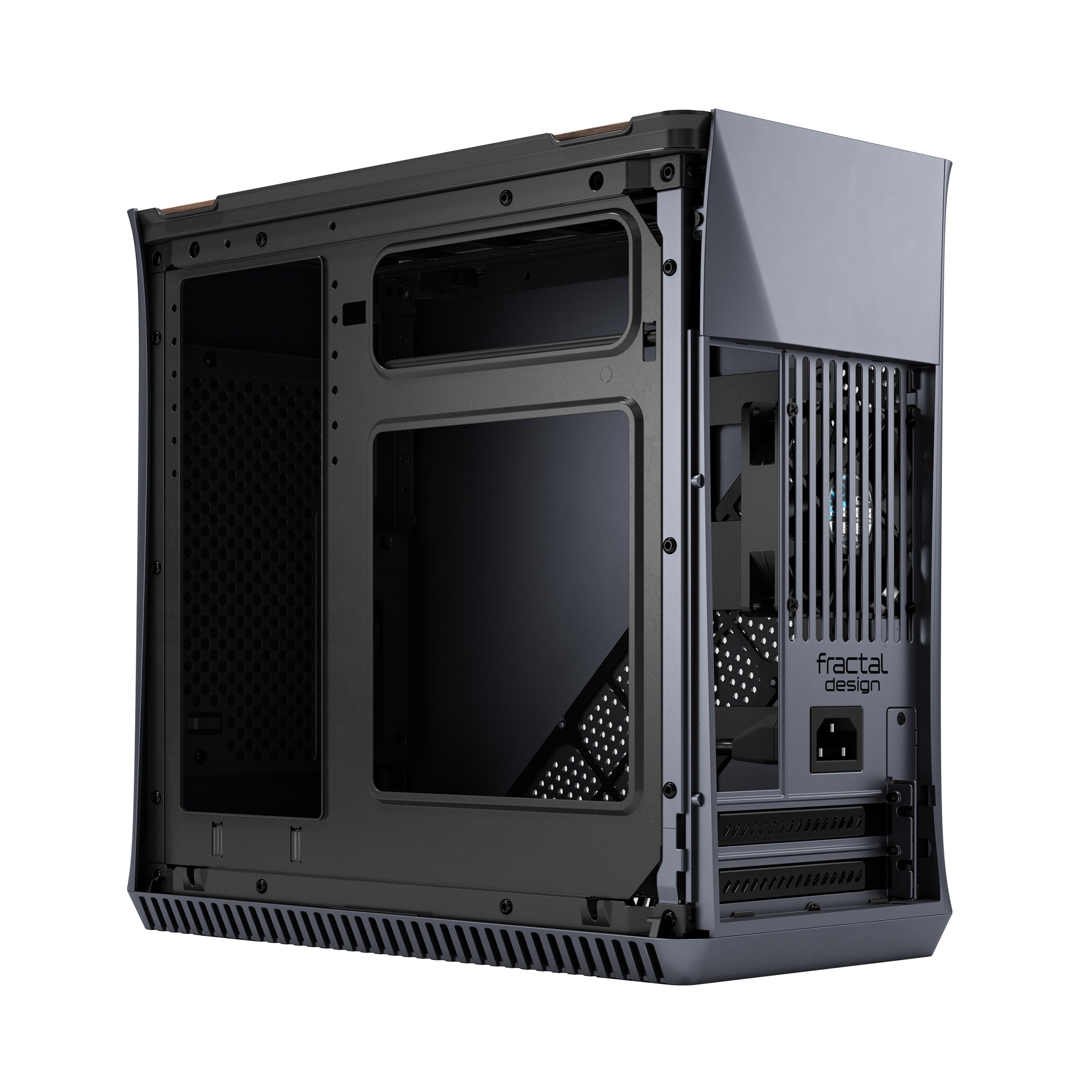 Fractal Design Era ITX SFF Computer Case, USB Ports, Cooling Fans, One 3.5" HDD or Two 2.5" SSDs Support, Titanium Gray - FD-CA-ERA-ITX-GY