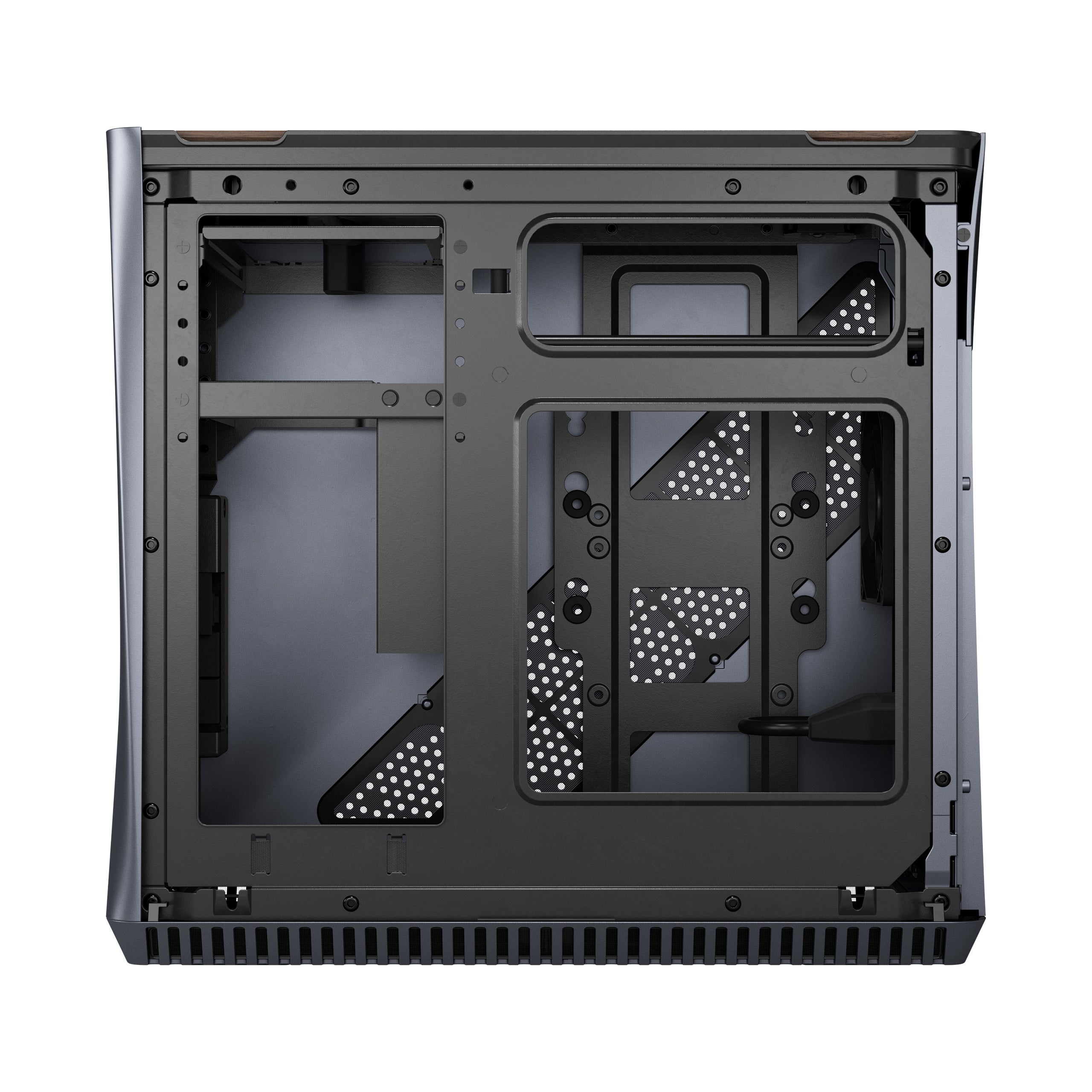 Fractal Design Era ITX SFF Computer Case, USB Ports, Cooling Fans, One 3.5" HDD or Two 2.5" SSDs Support, Titanium Gray - FD-CA-ERA-ITX-GY