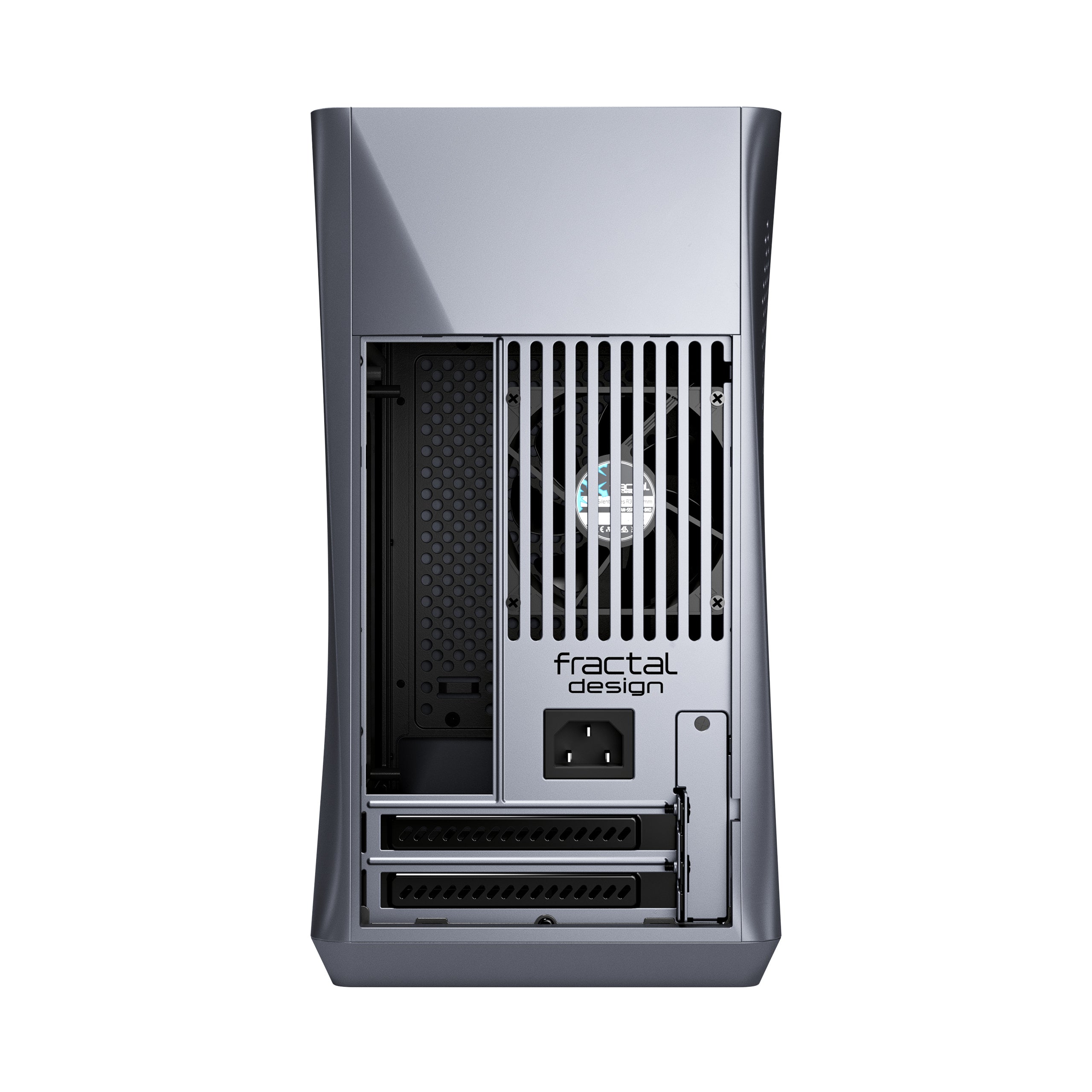 Fractal Design Era ITX SFF Computer Case, USB Ports, Cooling Fans, One 3.5" HDD or Two 2.5" SSDs Support, Titanium Gray - FD-CA-ERA-ITX-GY
