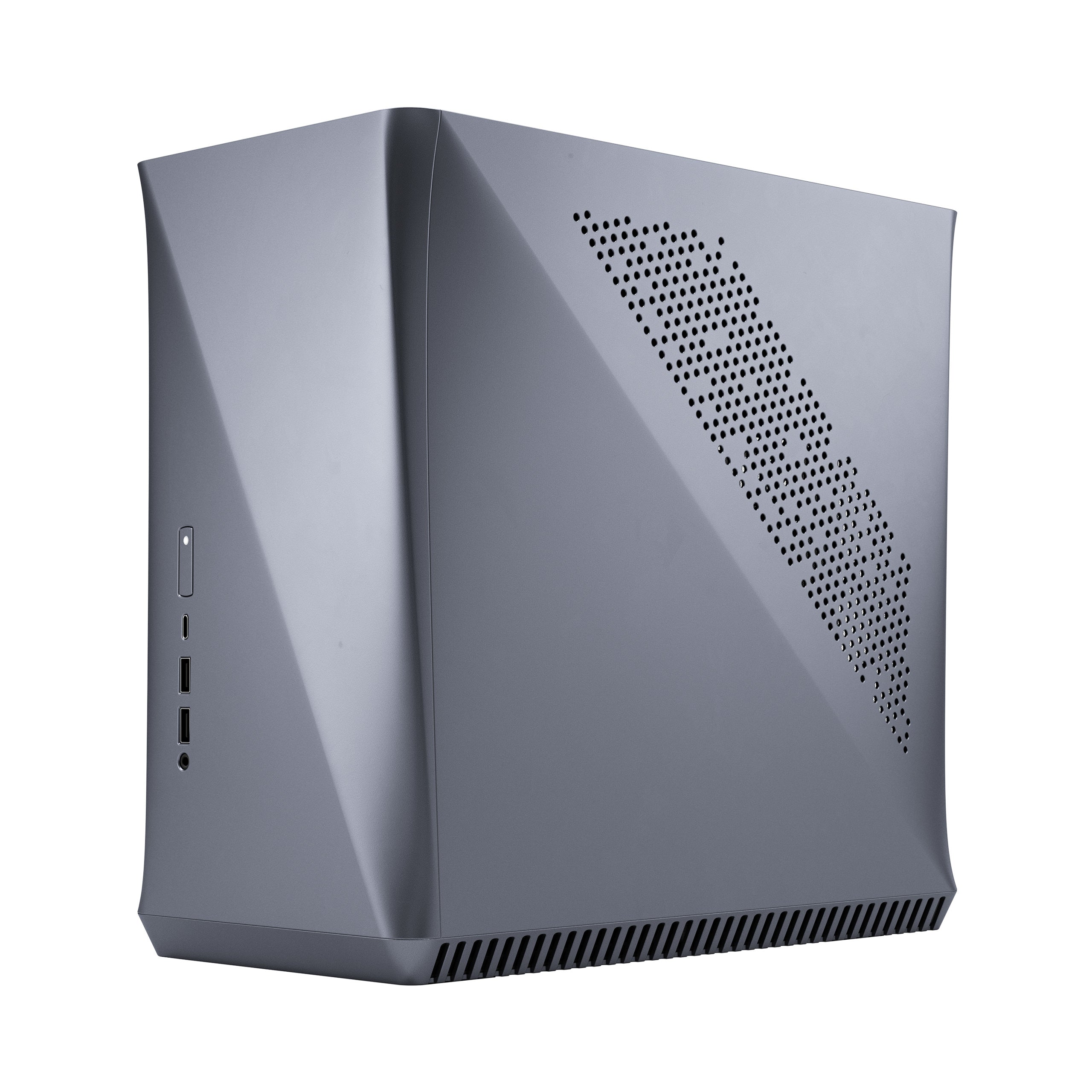 Fractal Design Era ITX SFF Computer Case, USB Ports, Cooling Fans, One 3.5" HDD or Two 2.5" SSDs Support, Titanium Gray - FD-CA-ERA-ITX-GY