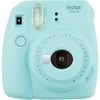 Fujifilm Instax Mini 9 Instant Film Camera, Camera-instant Film, Ice Blue - 16550643