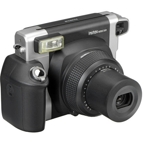 Fujifilm Instax Wide 300 Instant Camera, Instant Color Film Camera, Black- 16445783