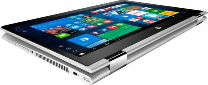 HP Pavilion x360 14m-ba013dx 14" HD (Touchscreen) Convertible Notebook, Intel Core i3-7100U, 2.40GHz, 6GB RAM, 500GB SATA, Windows 10 Home 64-Bit - 1KT48UA#ABA (Certified Refurbished)