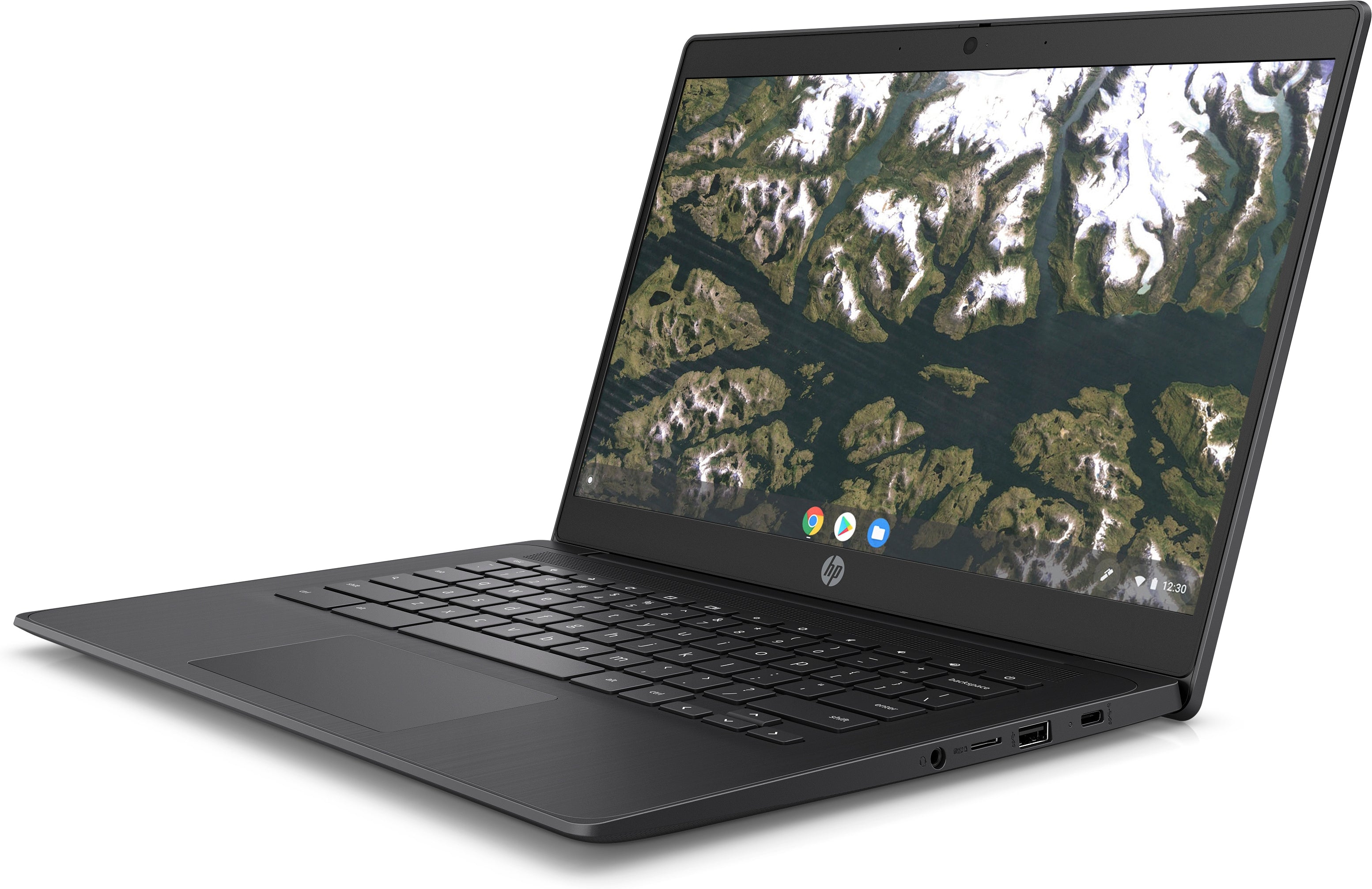 HP 14-G6 14" HD (Non-touch) Chromebook, Intel Celeron N4020, 1.10GHz, 4GB RAM, 32GB eMMC, Chrome OS - 1A715UT#ABA