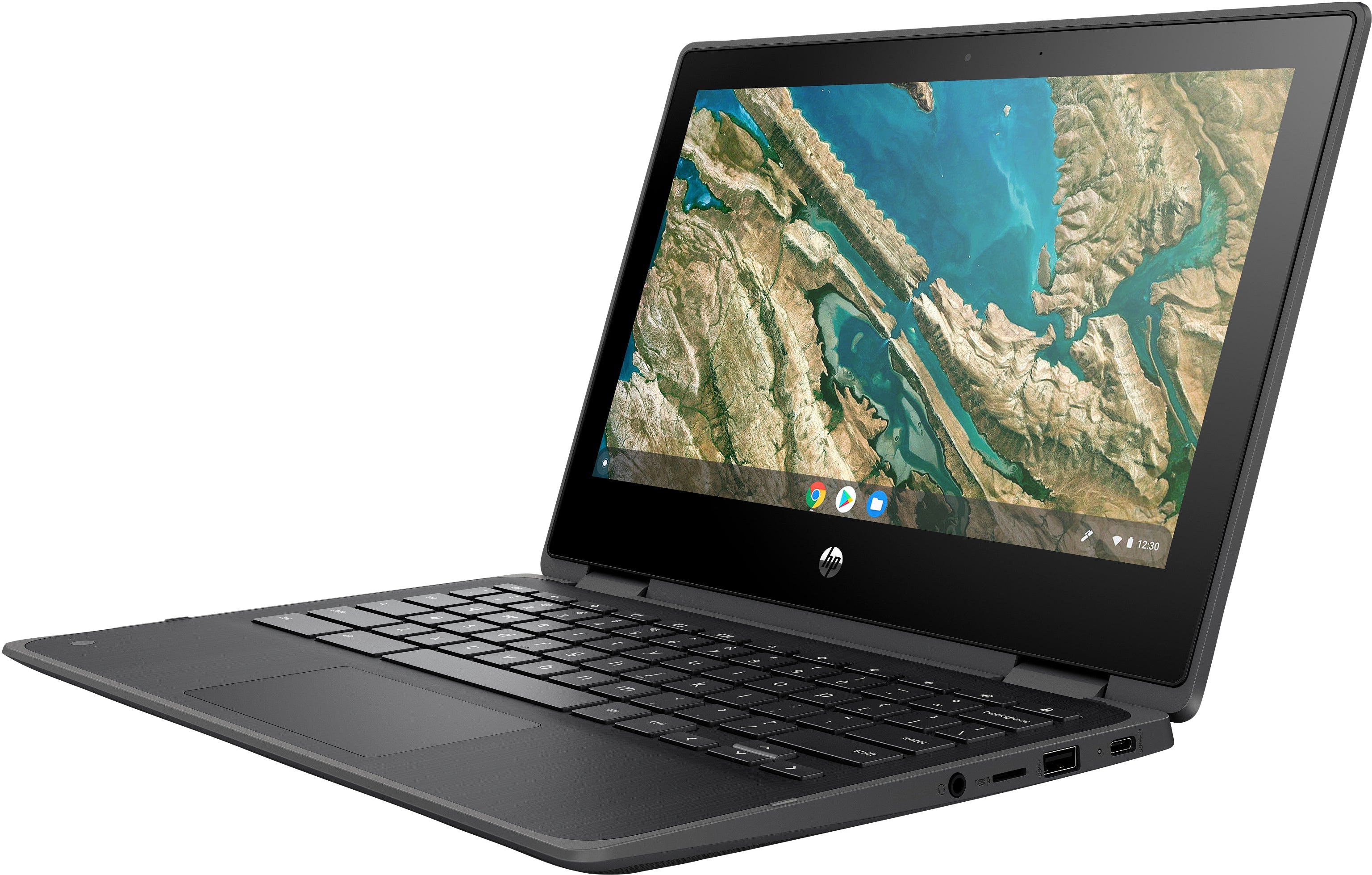 HP x360 11 G3 EE 11.6" HD Convertible Chromebook, Intel Celeron N4020, 1.10GHz, 8GB RAM, 32GB eMMC, Chrome OS - 1A784UT#ABA (Certified Refurbished)