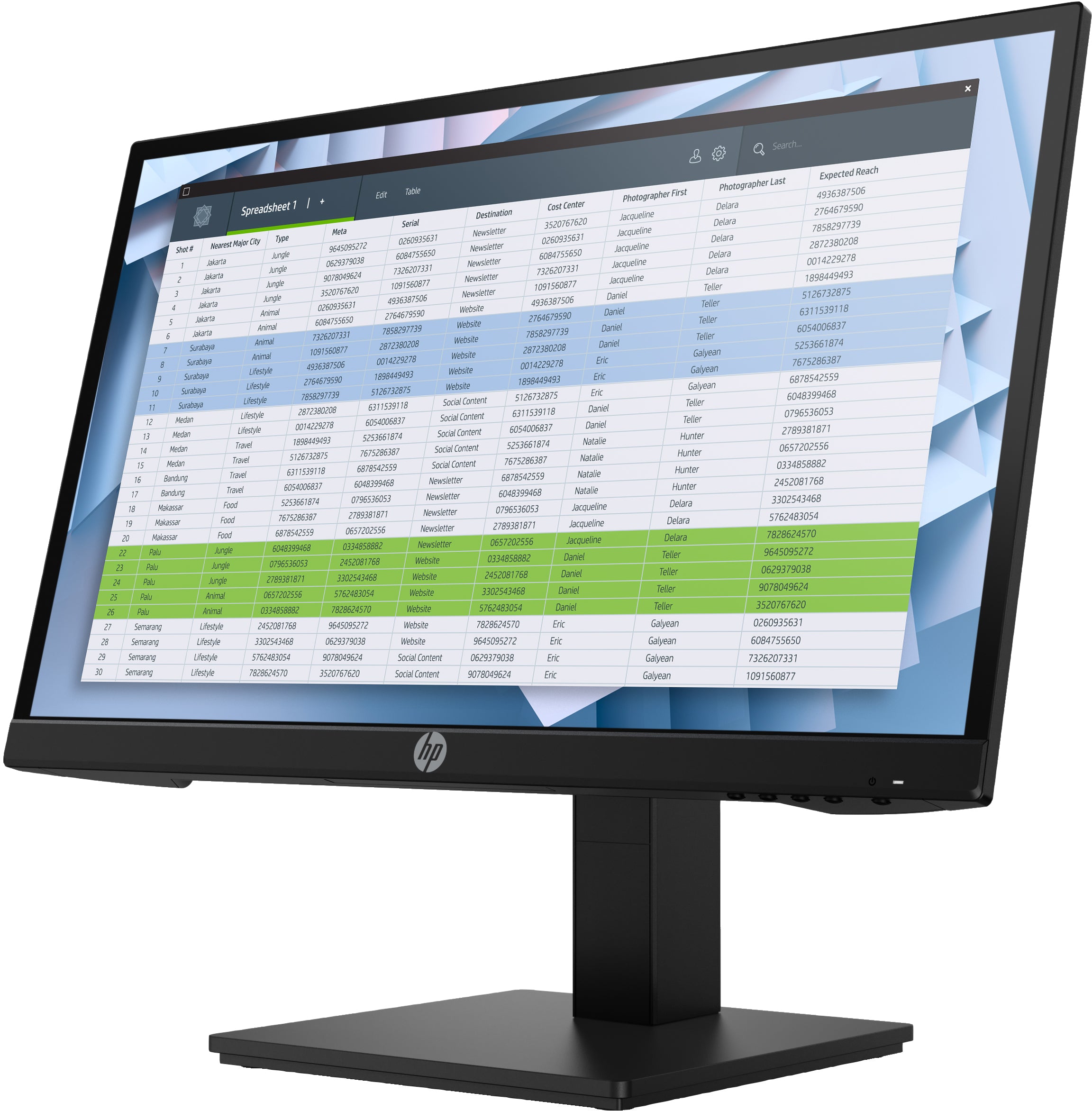 HP P22 G4 21.5" FHD LCD Monitor, 16:9, 5MS, 8M:1-Contrast - 1A7E4AA#ABA