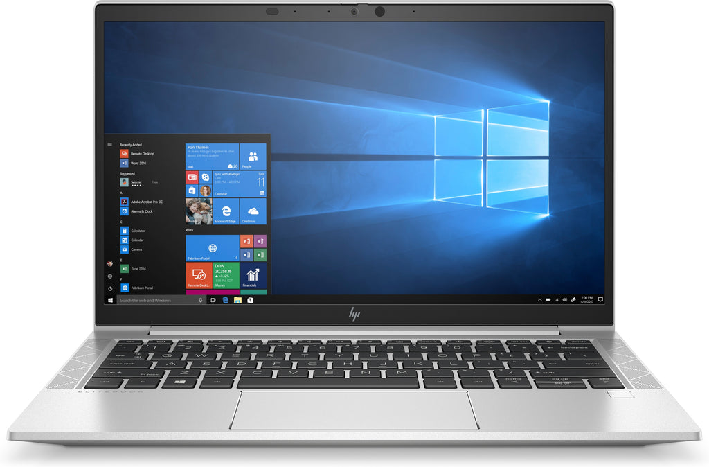 HP EliteBook 830 G7 13.3" FHD (NonTouch) Notebook, Intel i7-10810U, 1.10GHz, 16GB RAM, 512GB SSD, Win10P- 1D0G3UT#ABA