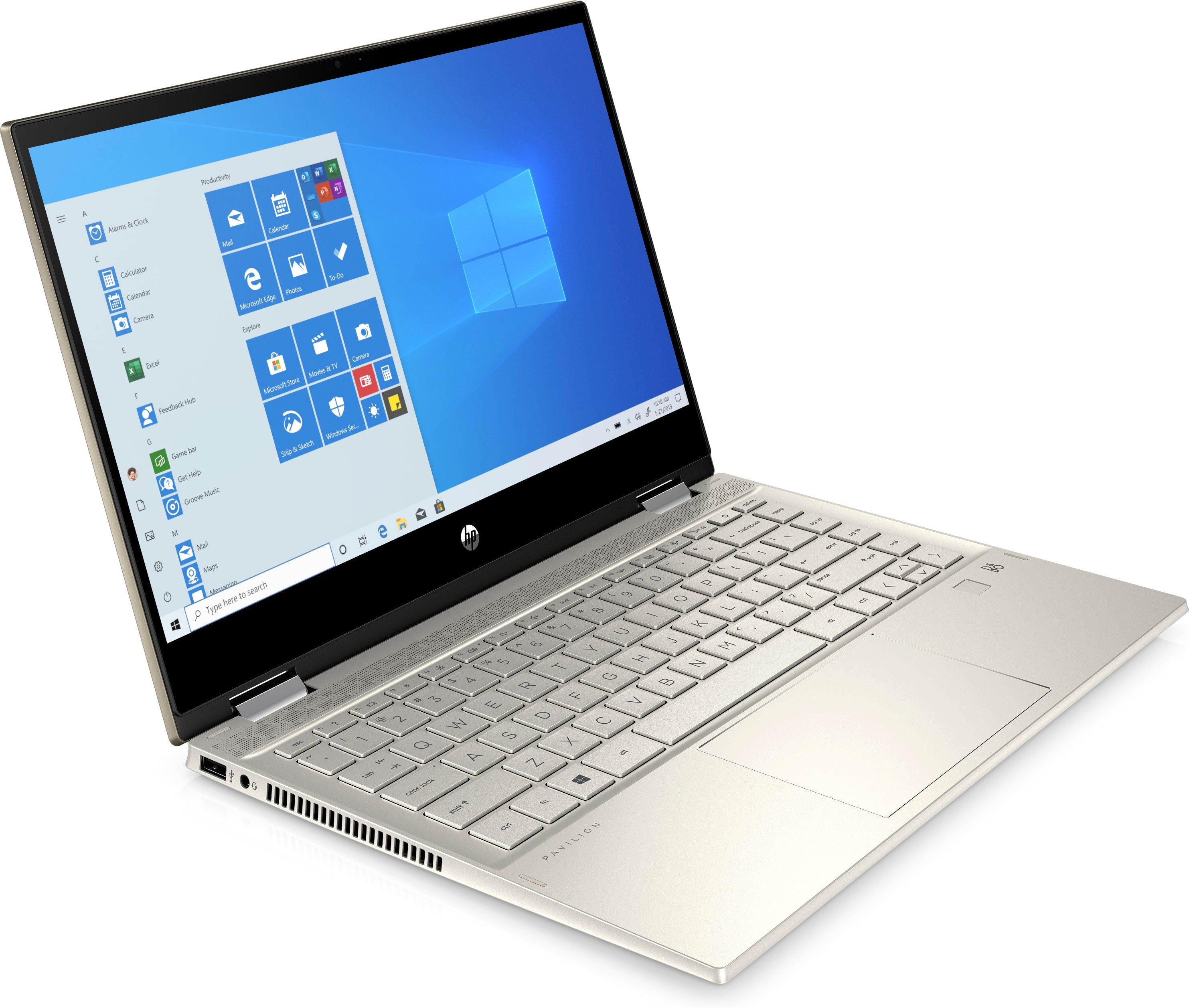 HP Pavilion x360 14m-dw1023dx 14" FHD Convertible Notebook, Intel i5-1135G7, 2.40GHz, 8GB RAM, 256GB SSD, Win10H- 1F4W5UA#ABA (Certified Refurbished)