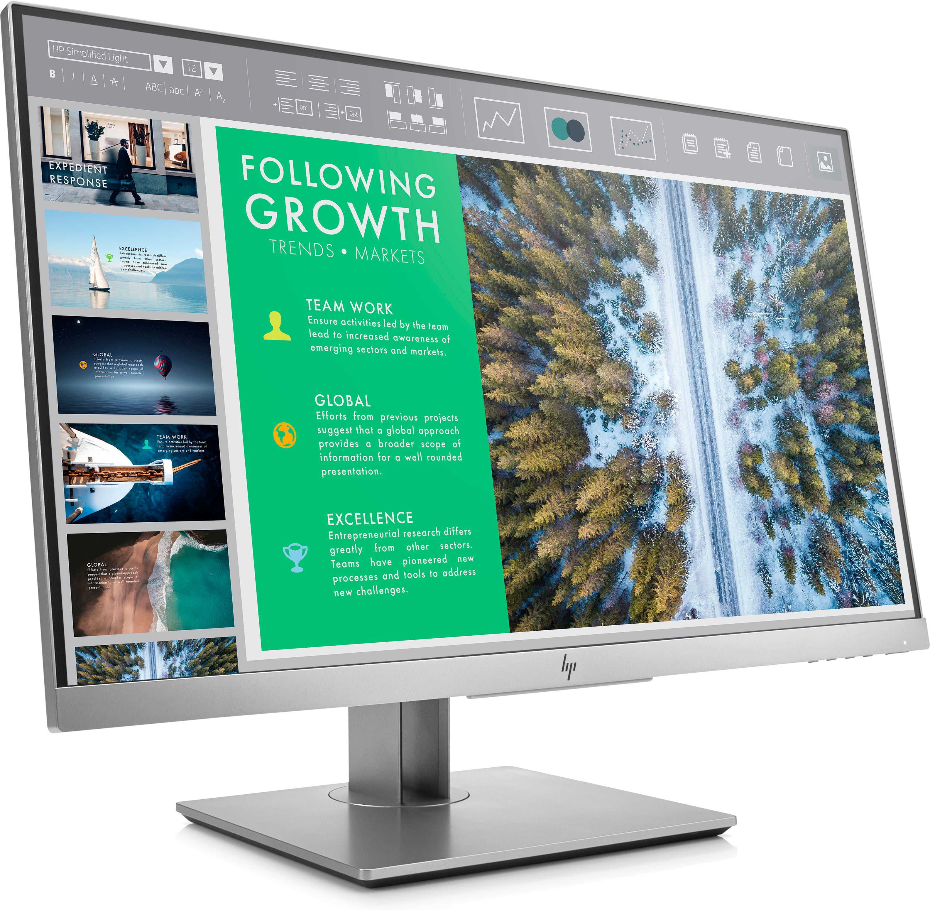 HP EliteDisplay E243 23.8" FHD LED LCD Monitor, 16:9, 5MS, 10M:1-Contrast - 1FH47A8#ABA