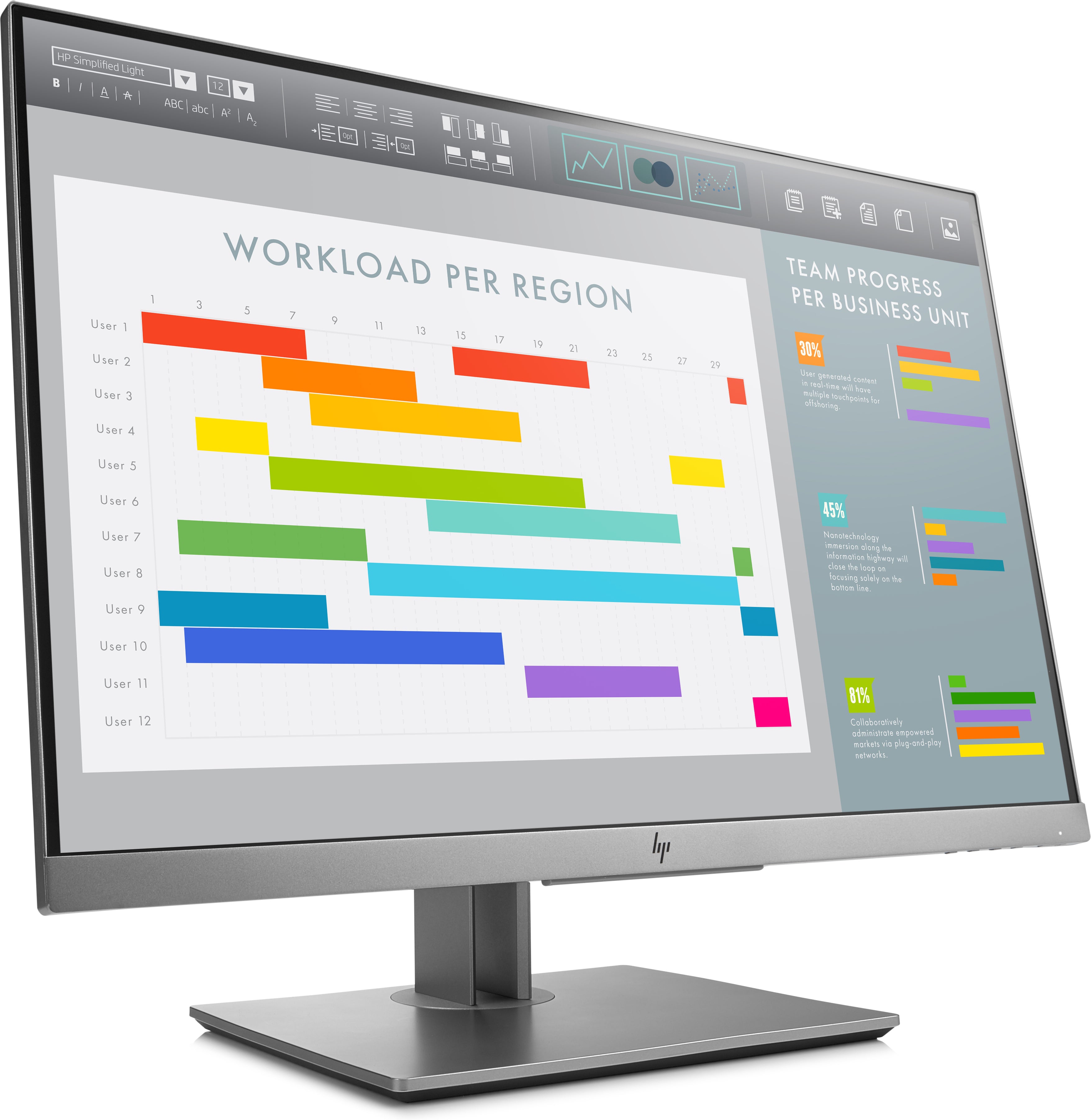 HP EliteDisplay E243i 24" WUXGA LED LCD Monitor, 16:10, 5MS, 5M:1-Contrast - 1FH49A8#ABA