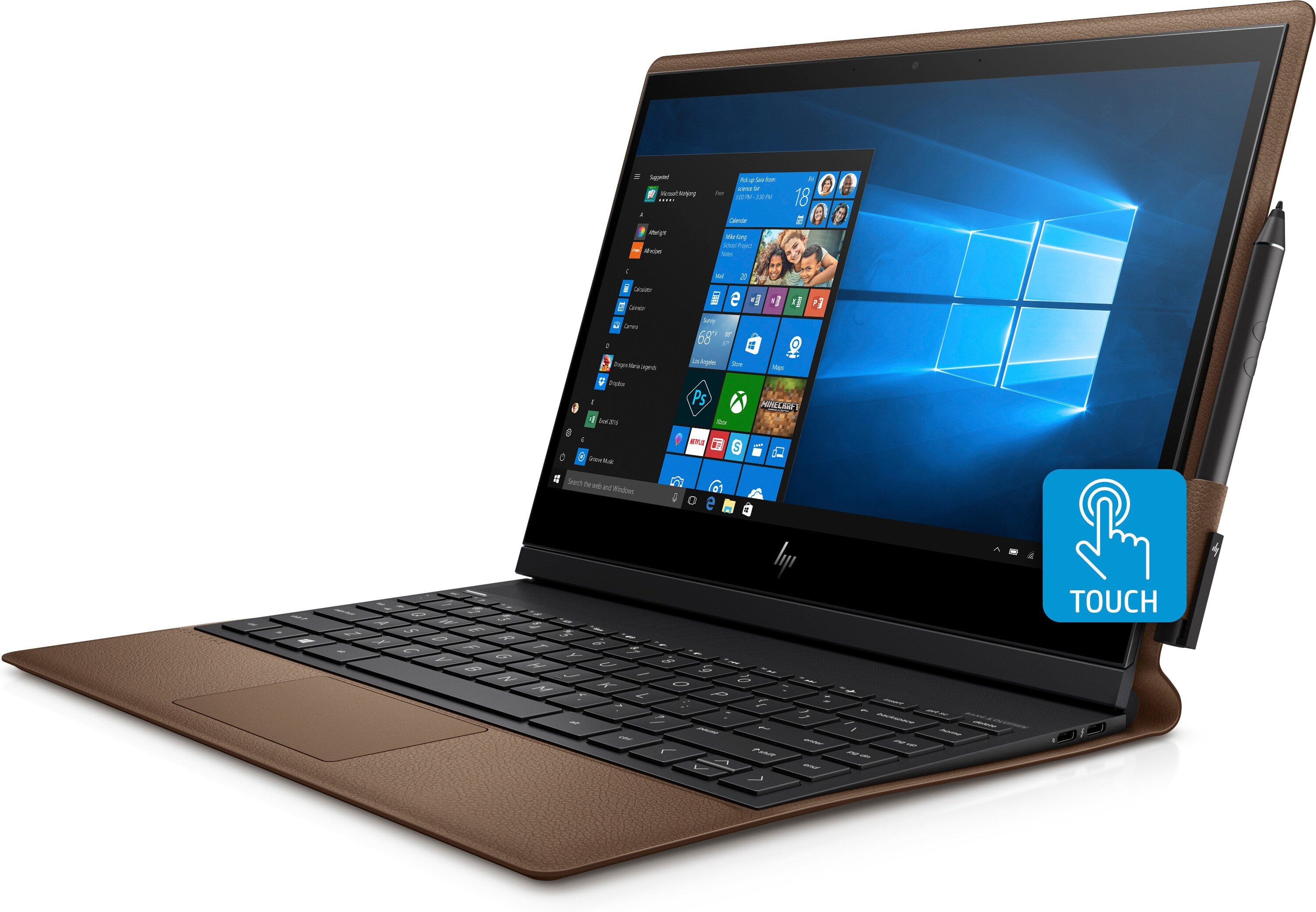 HP Spectre Folio 13-ak1020nr 13.3" FHD Convertible Notebook, Intel i7-10510Y,1.20GHz,8GB RAM,256GB SSD,Win10H- 26Z03UA#ABA (Certified Refurbished)