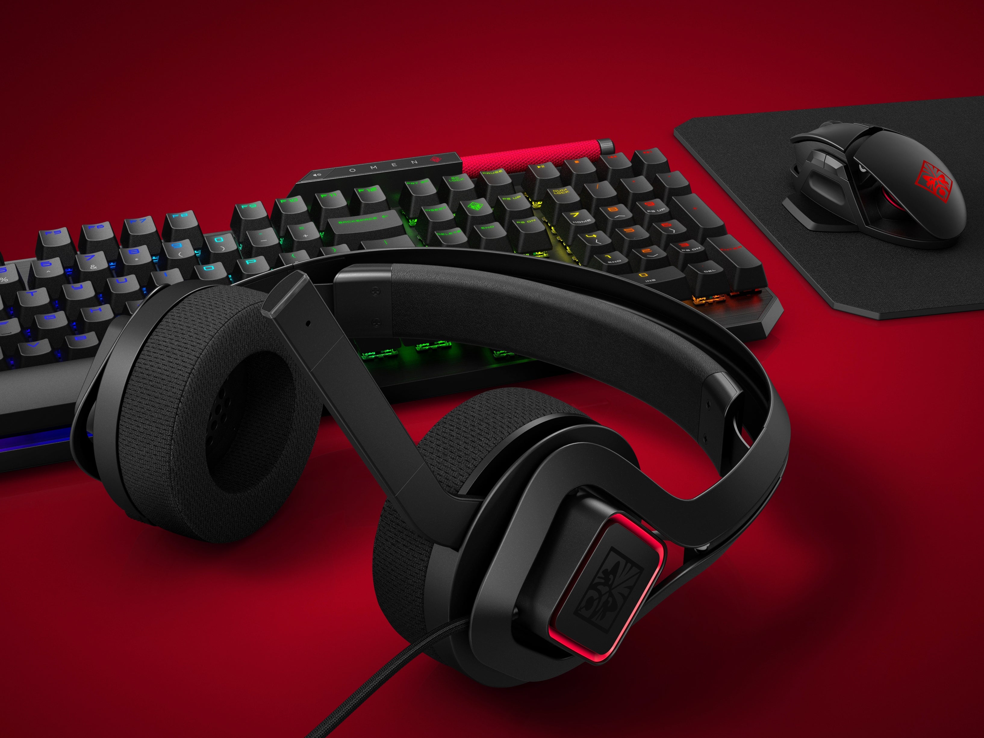 HP OMEN Wired Gaming Headset 800, Gaming Headband, 3.5 mm Audio Jack - 1KF76AA#ABL