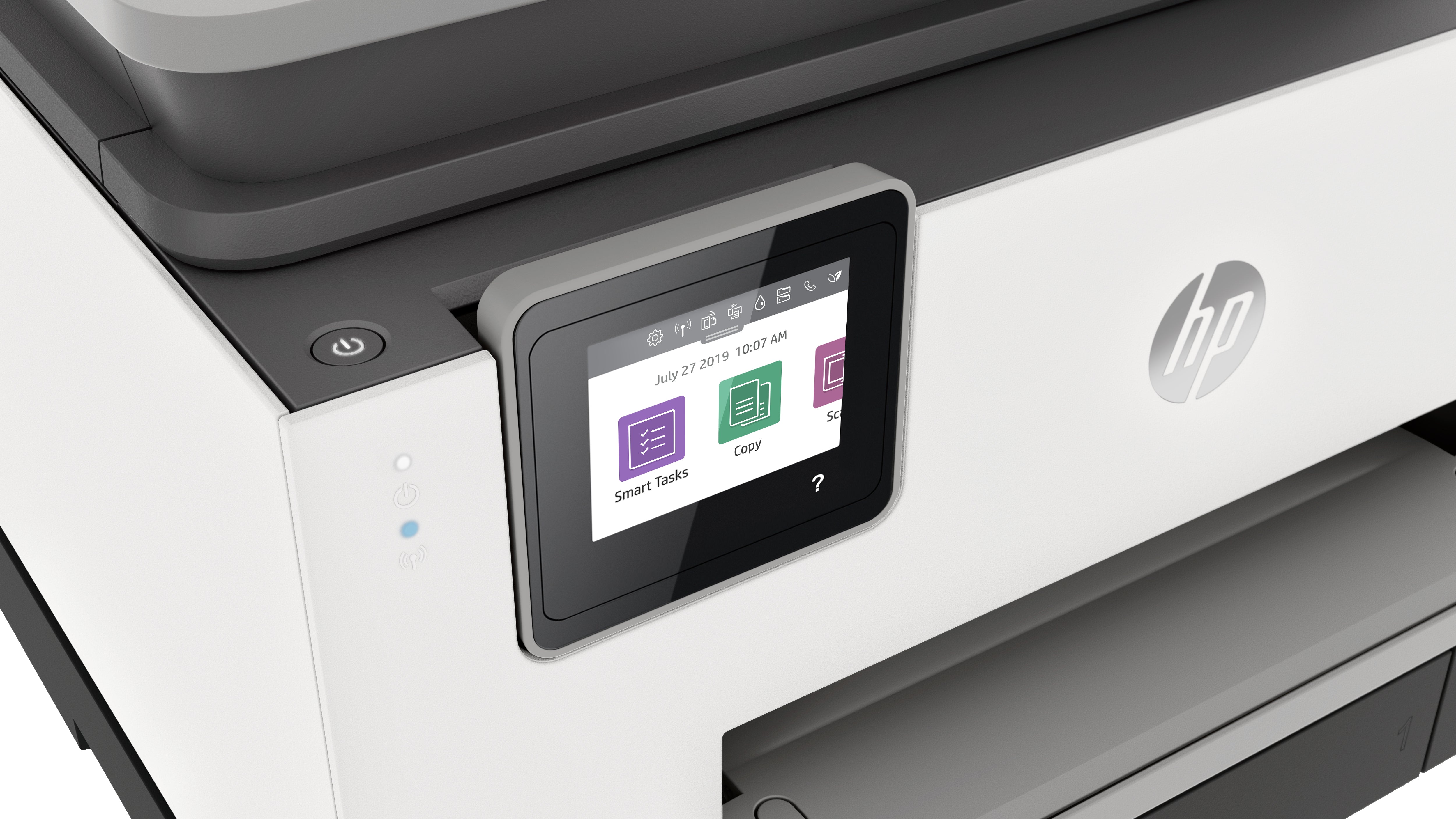HP OfficeJet Pro 9025 All-in-One Color Inkjet Printer, 24 ppm Black, 20 ppm Color, 4800 x 1200 dpi, 512 MB Memory, WiFi, Ethernet, USB 2.0, Duplex Printing - 1MR66A#B1H