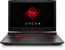 HP Omen 17-an001ca 17.3" Full HD (Non-Touch) Notebook, Intel Core i7-7700HQ, 2.80GHz, 12GB RAM, 1TB HDD, 128 GB SSD, Windows 10 Home 64-Bit, Shadow Black - 1UG71UAR#ABL