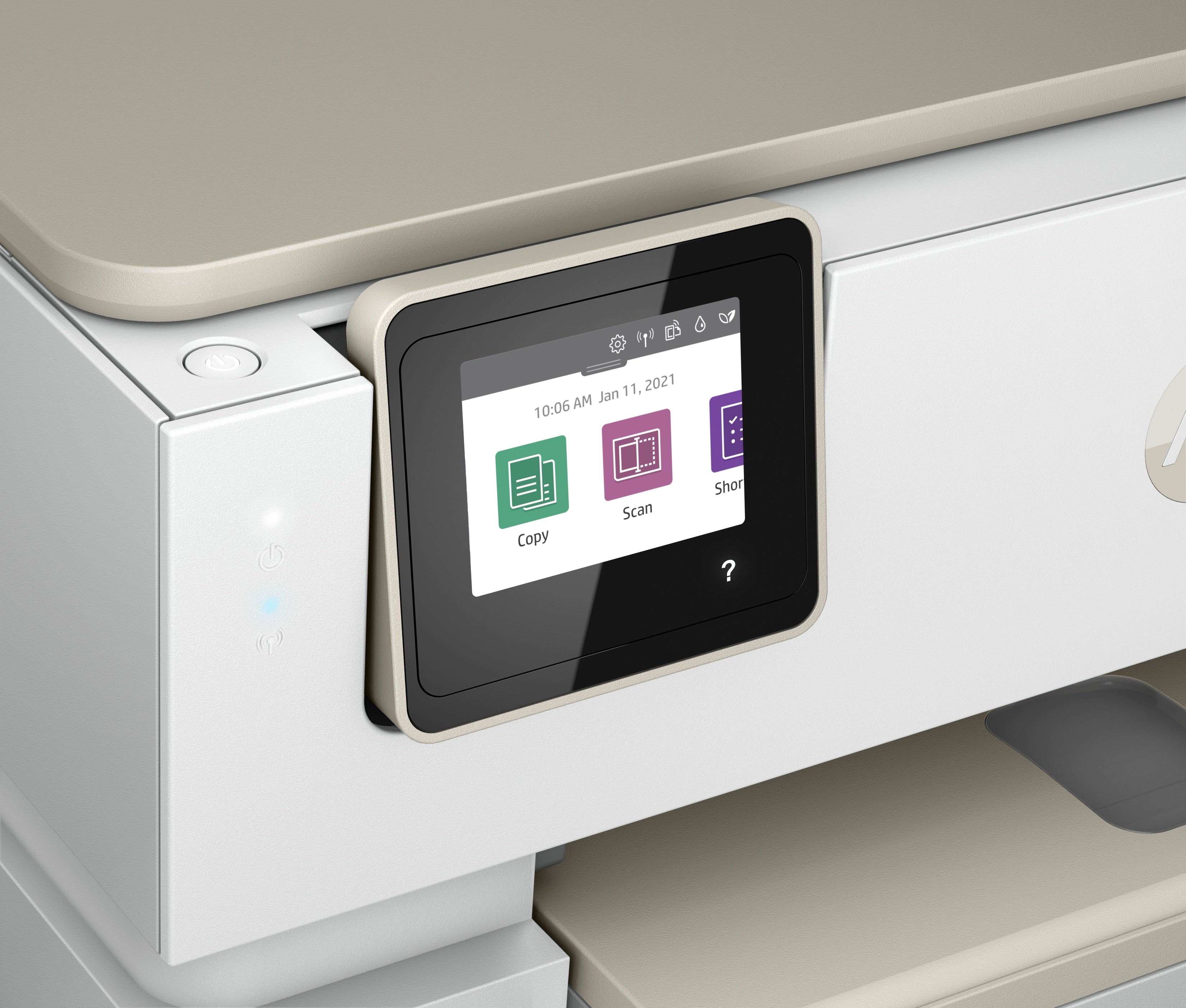 HP ENVY Inspire 7255e All-in-One Color Inkjet Printer, Print/Copy/Scan/Photo, 15/10 ppm, 256MB, USB, WiFi - 1W2Y9A#B1H